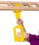 Gr&uacute;a de madera de juguete